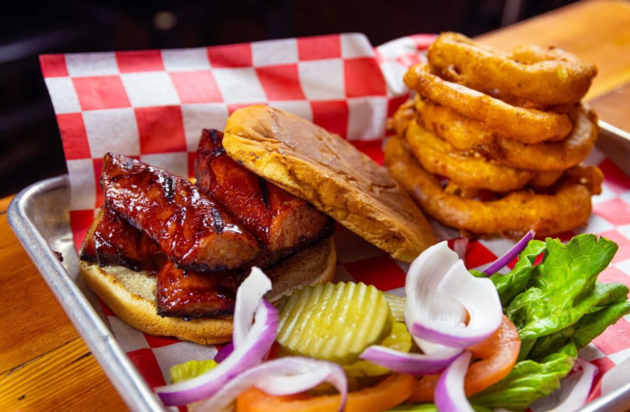 From 11am to 2pm only. Applies to any burger on the menu.