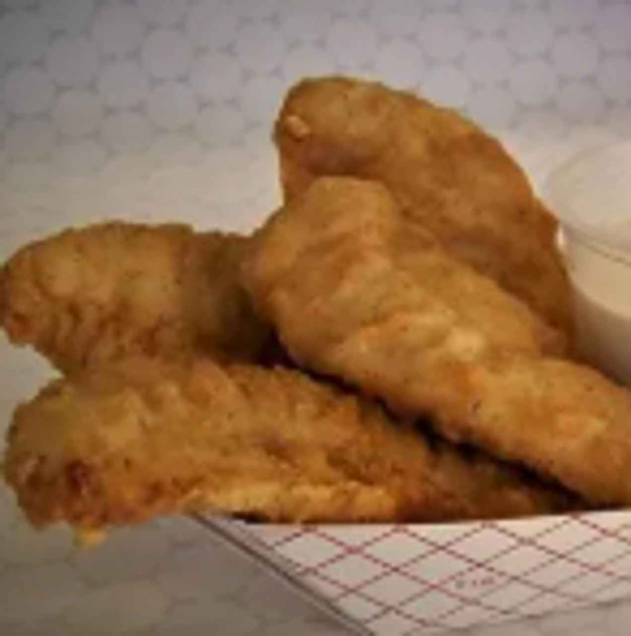 Four lightly breaded white meat chicken strips served with country gravy

$9.99 / Combo Price $14.33